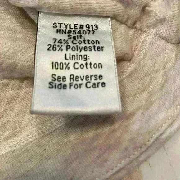 CAbi oatmeal medium zippered moto style jacket slash pockets shawl collar - Picture 8 of 8